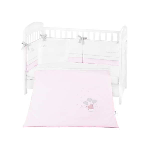 Kikka Boo Σετ προίκα κούνιας  6τμχ 60x120 Dream Big Pink 41101060129