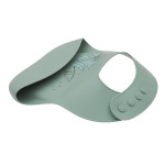 Kikka Boo Σαλιάρα Σιλικόνης Platinum Flora Sage 31302050038