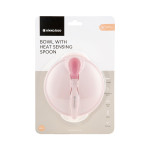 Kikka Boo Μπωλ με Κουτάλι Ανίχνευσης Θερμότητας Pink 31302040076
