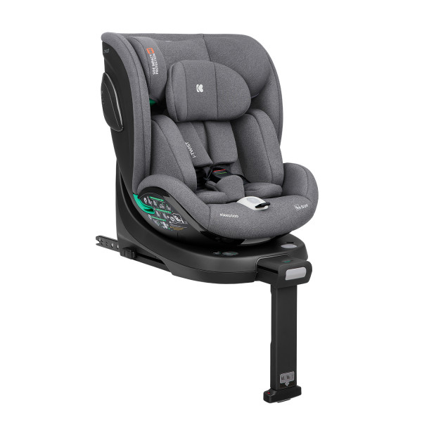 Kikka Boo Κάθισμα Αυτοκινήτου i-Twist 360° I-Size 40έως 150cm Light Grey 31002100046