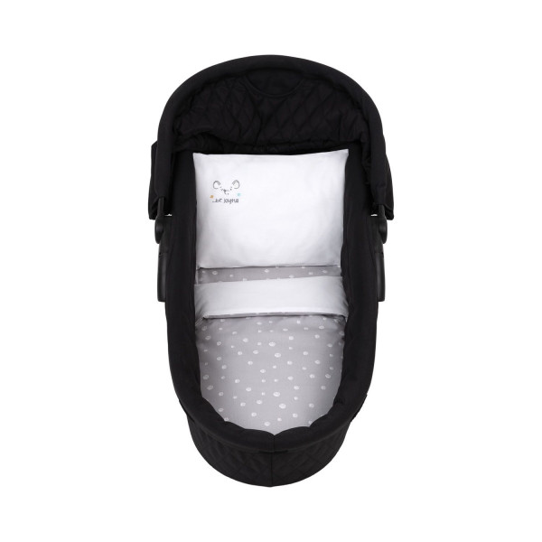 Kikka Boo Προίκα Λίκνου 6τμχ Γκρι 6τμχ Joyful Mice 41101060080