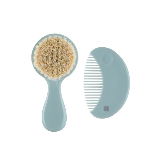 Kikka Boo Χτένα και βούρτσα με φυσικές τρίχες Sleepy Sheep 31303040135