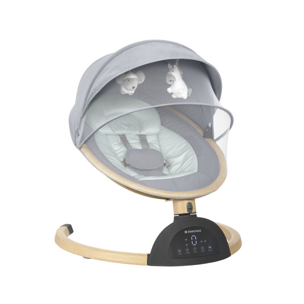 Kikka Boo Ηλεκτρική Κούνια  Ριλάξ Ashlee 2025  Light Grey 31005010090