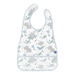 Kikka Boo Πλαστική Σαλιάρα Mε Θήκη Savanna Pattern 4Μ+ Blue 31303030040