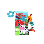 Kikka Boo Εκπαιδευτικό Υφασμάτινο Βιβλιαράκι με Μασητικό Farm tails 31201010269