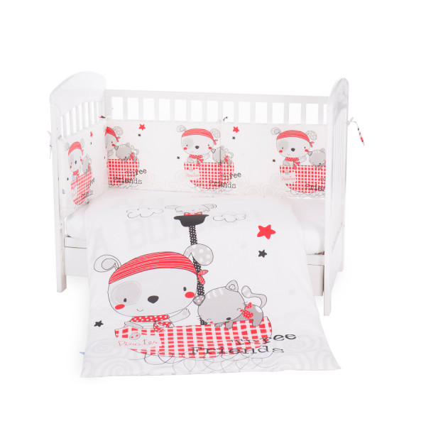 Kikka Boo Προίκα Bedding 70x140 Σετ Κούνιας Pirates 3τμχ  41101020081