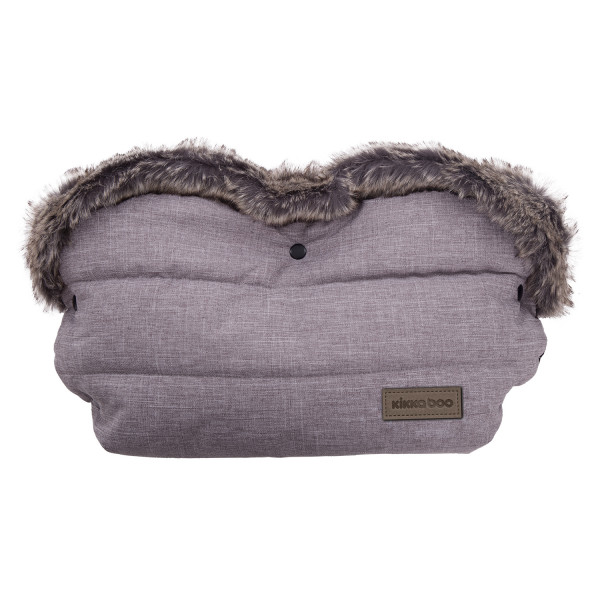Kikka Boo Γάντια Καροτσιού Fur Melnage Grey 31108040106