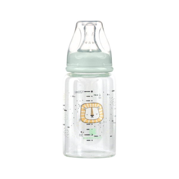 Kikka Boo Γυάλινο Μπιμπερό 120ml  Savanna Mint 31302020116