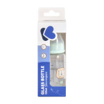 Kikka Boo Γυάλινο Μπιμπερό 120ml  Savanna Mint 31302020116