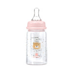 Kikka Boo Γυάλινο Μπιμπερό 120ml Savanna Pink 31302020115