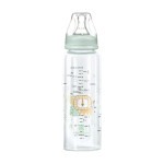 Kikka Boo Γυάλινο Μπιμπερό 240ml Savanna Mint 31302020118