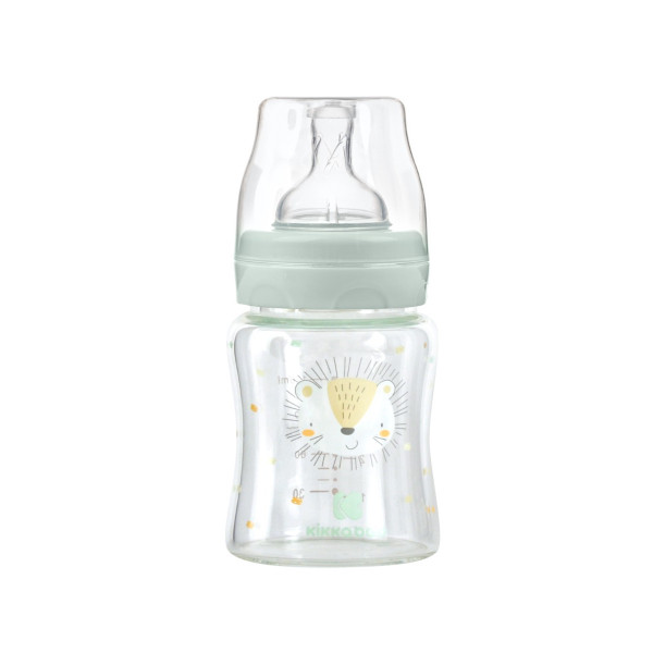 Kikka Boo Γυάλινο Μπιμπερό 120ml  Jungle King Mint 31302020120