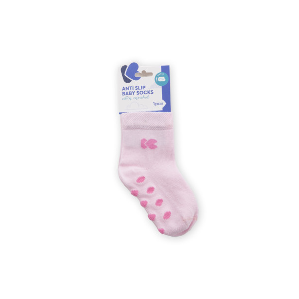 Kikka Boo Κάλτσες Anti-Slip 0-6 μηνών Light Pink 31110010111