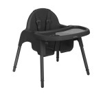 Kikka Boo Καρεκλα Φαγητού 2in1 Jammy Black 31004010177