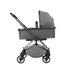 Kikka Boo Καρότσι 2 σε 1 με Πορτ Μπεμπέ Lanah Grey 31001020149