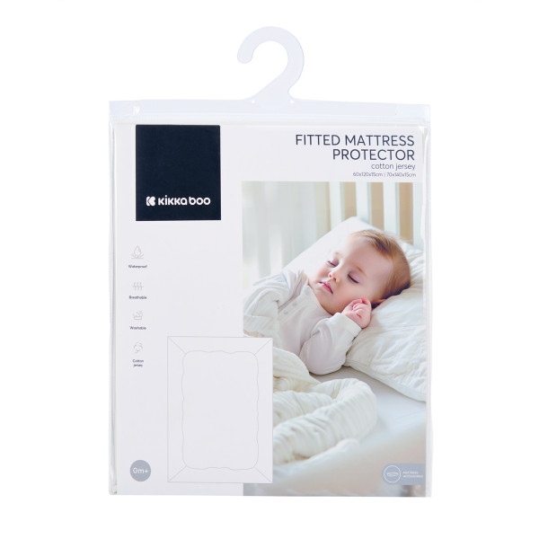 Kikka Boo Αδιάβροχο προστατευτικό υπόστρωμα 70x140x15 cm Stripy Friends 41105010019