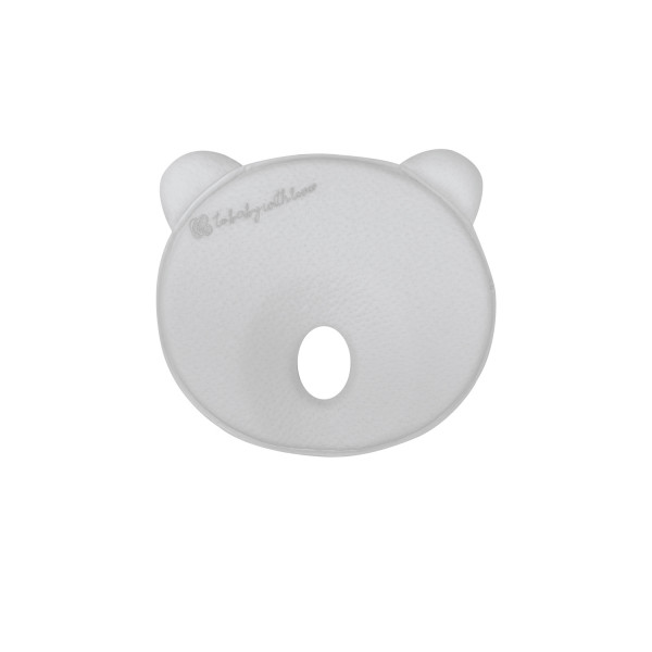 Kikka Boo Μαξιλάρι Πλαγιοκεφαλίας Memory foam Bear Airknit Grey 31106010138