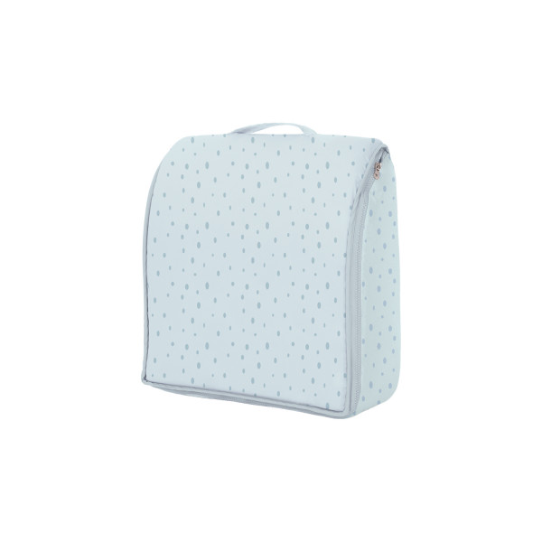 Kikka Boo Φορητό Κρεβάτι με Αφρό Μνήμης 2 σε 1  Dots Blue 31106010123