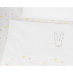 Kikka Boo Σετ Προίκας Μωρού 5 τμχ. για Λίκνο – Rabbits in Love 41101050047