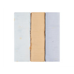 Kikka Boo Πανες Αγκαλιάς από μουσελίνα 3 τμχ 100x100 cm Seally Me 31103010100