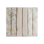 Kikka Boo Πανάκια από μουσελίνα 30x30 cm 6 τμχ Secret Garden Beige 31103010109