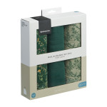 Kikka Boo Πάνες αγκαλιάς από μουσελίνα 3 τμχ 100x100cm Secret Garden Green 31103010104