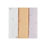Kikka Boo Πανες Αγκαλιάς από μουσελίνα 75x75 cm 3 τμχ Hedge-hugs 31103010087
