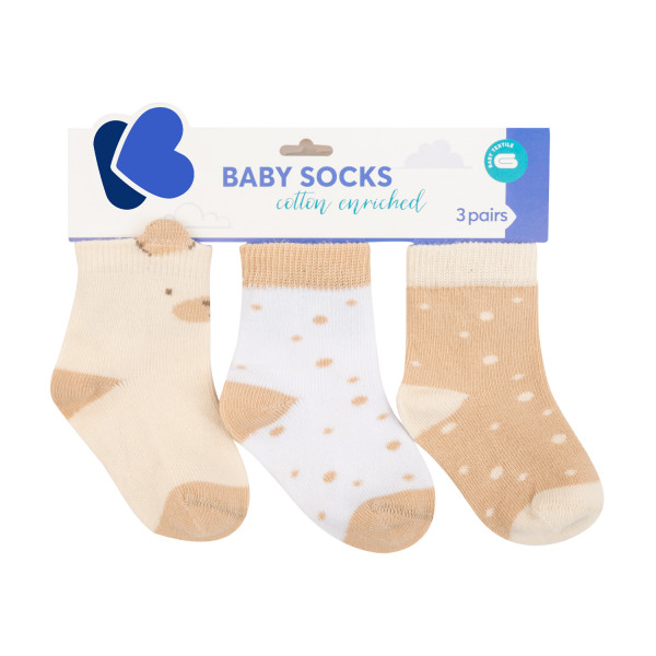 Kikka Boo Παιδικές Κάλτσες 3D ears My Teddy 0-6m 31110010144