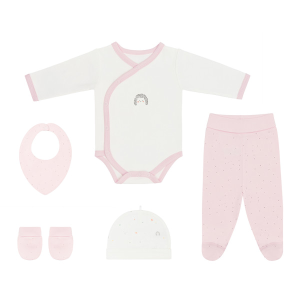 Kikka Boo Σετ Φορμάκι Με Αξεσουάρ 5τμχ 0-3M Hedge-hugs 31110300004