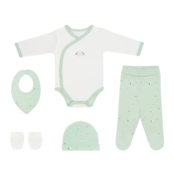 Kikka Boo Σετ Νεογέννητου 5τμχ 0-3M Sleepy Sheep 31110300012