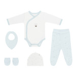 Kikka Boo Σετ Νεογέννητου 5τμχ 0-3M Stripy Friends 31110300016