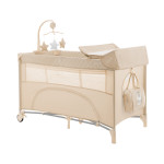 Kikka Boo Παρκοκρέβατο 2 levels Nighty Night Beige 31003010119