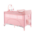 Kikka Boo παρκοκρέβατο 2 επιπέδων Nighty Night Pink 31003010121