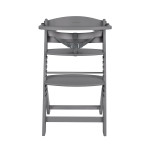 Kikka Boo Ξύλινο καρεκλάκι φαγητού Nordy Dark Grey 31004010187 Kikka Boo Ξύλινο καρεκλάκι φαγητού Nordy Dark Grey 31004010187