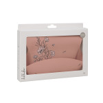 Kikka Boo Σαλιάρα Σιλικόνης Platinum Flora Blush 31302050040