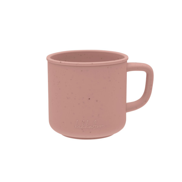 Kikka Boo Ποτηράκι από Σιλικόνη με χερούλι Platinum Blush 31302050048