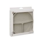 Kikka Boo Divided plate with suction base Platinum Silicone Sand 31302050033