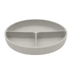 Kikka Boo Divided plate with suction base Platinum Silicone Sand 31302050033
