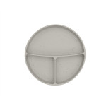 Kikka Boo Divided plate with suction base Platinum Silicone Sand 31302050033