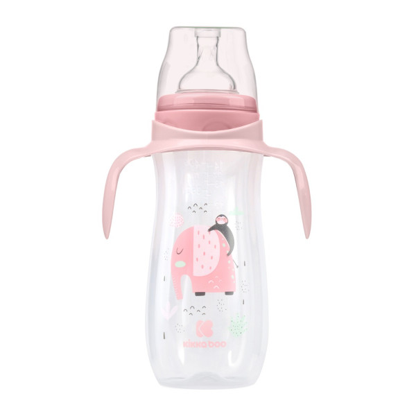 Kikka Boo Μπιμπερό PP 400ml Jingle Jungle Pink 31302020134