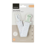 Kikka Boo Κλιπ Πιπίλας with ribbon Savanna Mint 31303010055