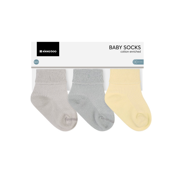 Kikka Boo Κάλτσες για νεογέννητα μωρά 3τμχ 0m Seally Me 31110010241