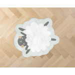 Kikka Boo Παιδικό Χαλάκι 90x77 cm Sleepy Sheep 31108030059