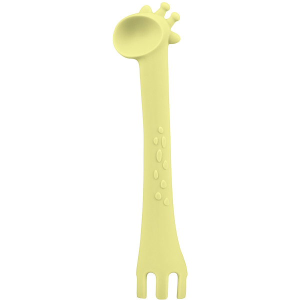 Kikka Boo Κουτάλι Σιλικόνης Giraffe Yellow 31302040083