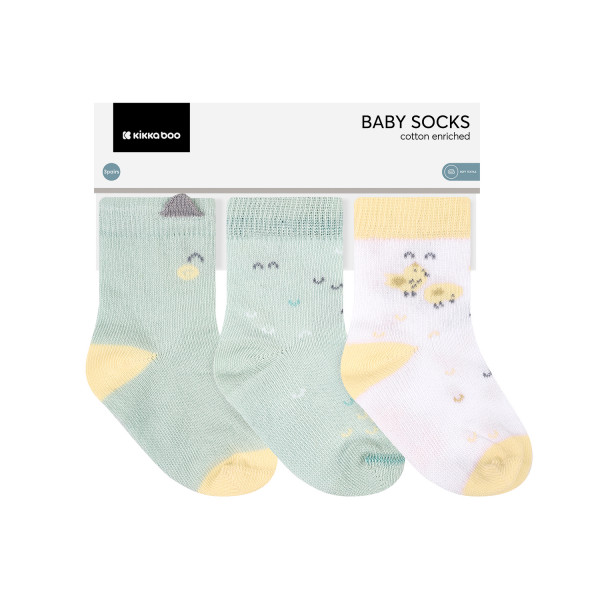 Kikka Boo Βρεφικές κάλτσες με 3D αυτάκια Sleepy Sheep 1-2 ετών 31110010218