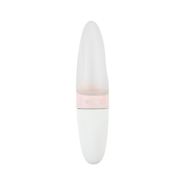 Kikka Boo Squeeze Μπιμπερό σιλικόνης με κουτάλι Comet Pink 90ml 31302020064
