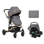 Kikka Boo Καρότσι 3in1 Amaia Light Grey 2024 31001010245 Kikka Boo Καρότσι 3in1 Amaia Light Grey 2024 31001010245