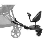 Kikka Boo Τρέιλερ Καροτσιού Για 2o Παιδί Ally XL Black 31001090002