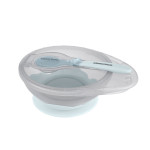 Kikka Boo Μπωλ Φαγητού Με Κουτάλι Blue 31302040098