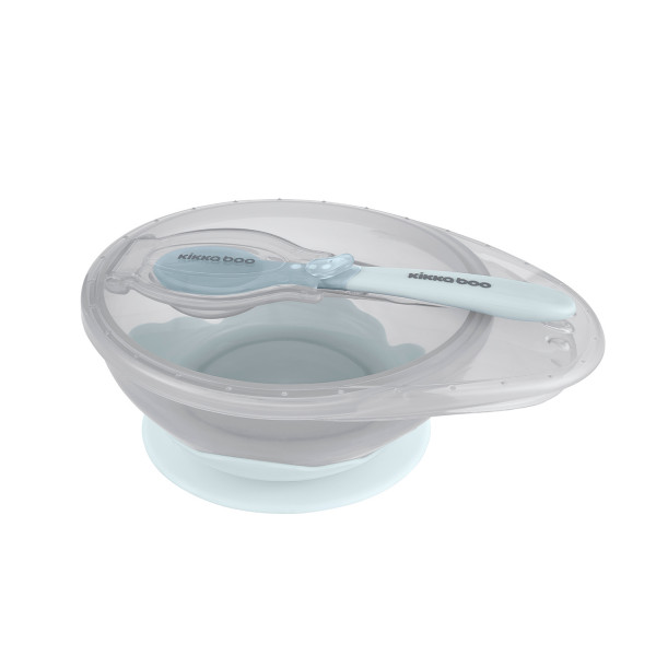 Kikka Boo Μπωλ Φαγητού Με Κουτάλι Blue 31302040098